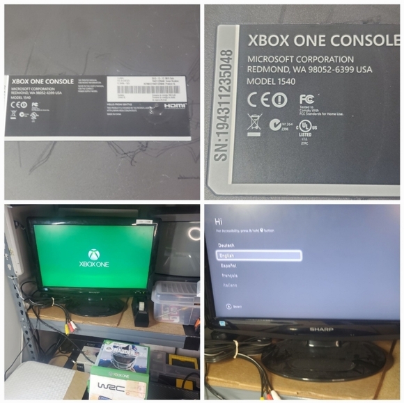 Xbox One Console Bundle – 10 Games + Controller + Kinect – Ready to Play